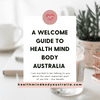 Welcome Blog Post - Health Mind Body