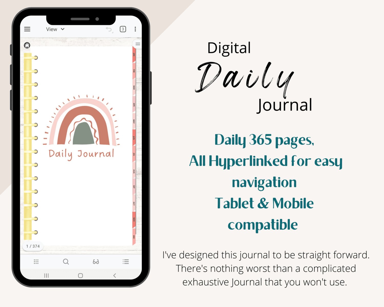 Daily Digital Planner Cover