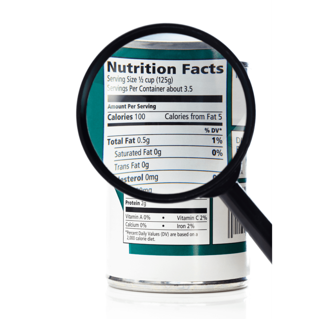 Food Label - Cutting Sugar out of your Diet