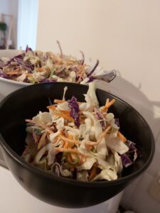 Week 7-8 Review on the 12 Week Challenge Healthy Mummy - Coleslaw Salad