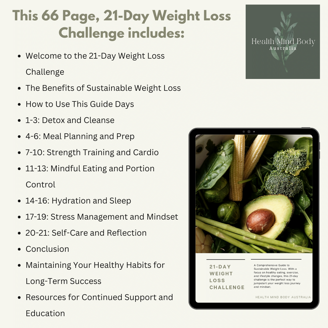 21 Day Weight Loss Challenge - Content