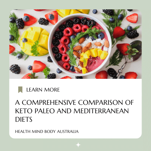 Keto Paleo and Mediterranean Diet