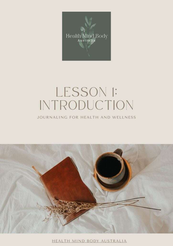 Journaling for Health and Wellness - Intro